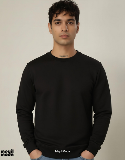 Premium 250 GSM Cotton Sweatshirt – Mid-Weight Essential