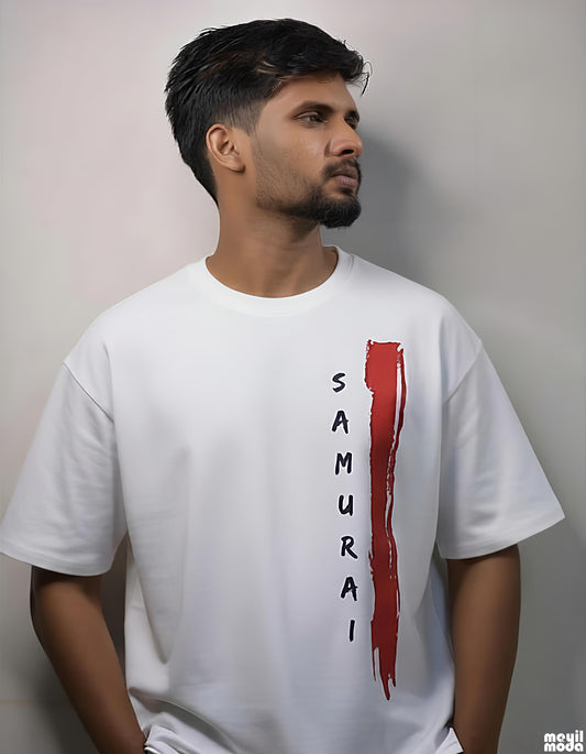 Samurai Oversized Heavyweight T-shirt – 240 GSM French Terry Cotton