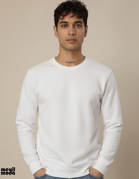 Premium 250 GSM Cotton Sweatshirt – Mid-Weight Essential